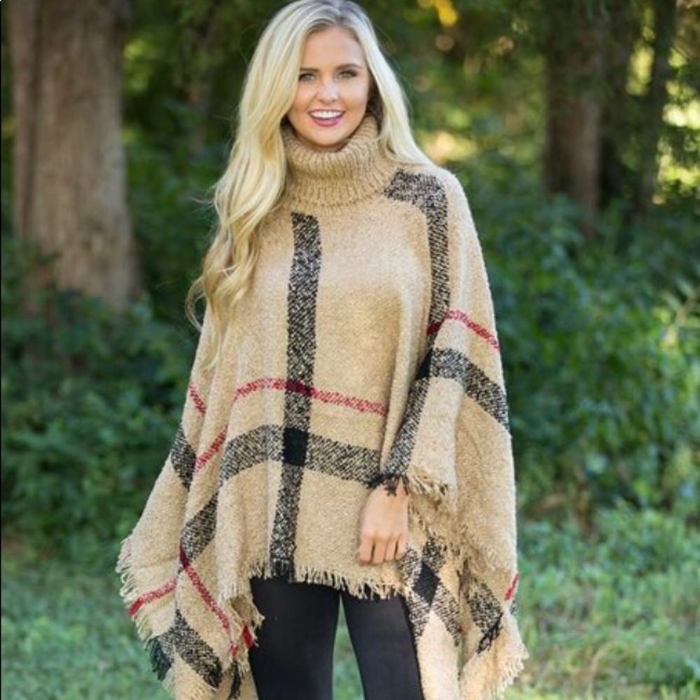 One Size Fits All Pink Lily Poncho